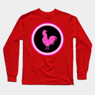 Leopard Rooster Long Sleeve T-Shirt